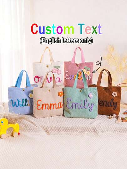 Túi xách in tên cá nhân, túi tote in tên, quà tặng dự tiệc, quà sinh nhật, quà tặng mẹ, túi dã ngoại ngoài trời.