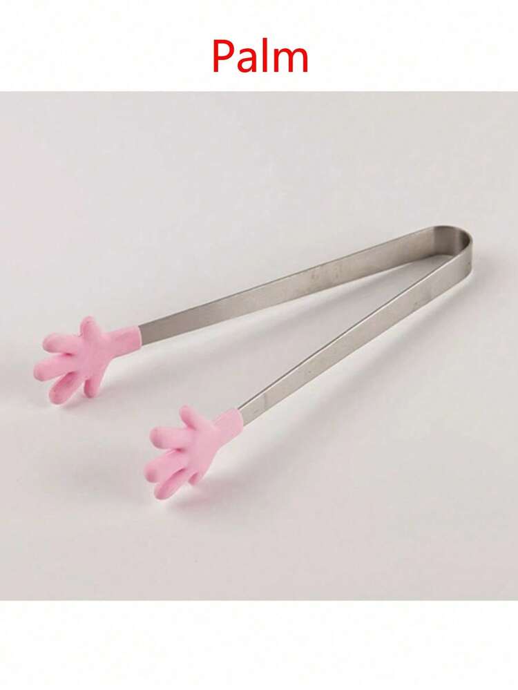 1/3pcs Cute Small Silicone Clips, Suitable For BBQ, Bread And Ice Cubes Kitchen Food Tongs - Multicolor - View 8