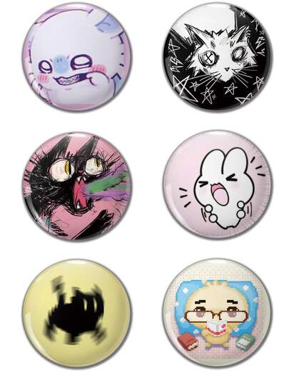 Funny Pattern Badge Brooch, Women's Badge, Pin Brooch, Bag Pendant, Clothing Accessory, Interesting Gift For Friends, Family, Teachers And Classmates