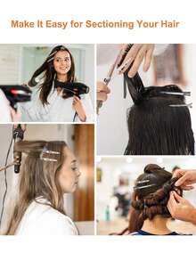 Bộ 60/30/20/10 kẹp định hình tóc mái kiểu miệng vịt, kẹp tạo kiểu tóc chuyên nghiệp, kẹp uốn và nhuộm tóc tại salon, kẹp uốn tóc liền mạch, kẹp tóc cá sấu lò xo kim loại. - kẹp - Xem 3