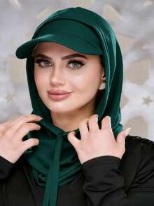 Khăn trùm đầu có mũ, khăn giữ ấm cổ, mũ che kín đầu, mặt nạ chống tia UV đa năng dành cho phụ nữ Hồi giáo, phù hợp cho mọi mùa. - khăn quàng cổ - Xem 16