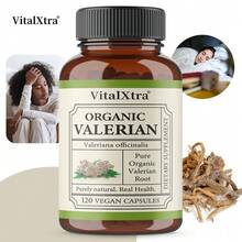 Valerian Root Capsules - Supports Natural Sleep And Quick Sleep Onset - Each Serving Contains 450mg Valerian Root Extract - Balances Mood - 120 Capsules - 1瓶 - 查看 9