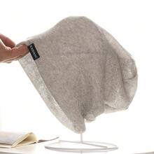 Summer Thin Breathable Pullover Hat For Women, Fashionable Baotou Hat, Super Big Head Circumference Pile Hat For Men - Xám - Xem 9