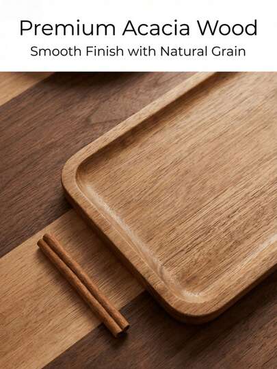 1pc Creative Nordic Minimalist Rosewood Tray, Desktop Aromatherapy Candle Wooden Plate, Decorative Entryway Tray, Earring, Key, Jewelry Storage Tray, Multi-Functional Jewelry Organizer Tray, Suitable For Wedding, Party, Birthday Gift, Room Decor, Mother's Day Gift