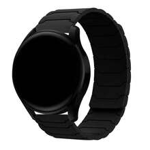 磁吸式表带，硅胶表带，18mm/20mm/22mm 智能手表表带，快拆腕带，可调节磁扣，男女通用，兼容 Galaxy Gear S2/S3/GT2/Fenix 5S Plus - 星光配橙 - 查看 10