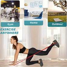 12-150 Lbs 2-Color Fitness Resistance Bands For Pull-Ups, Strength Training, Home Gym Muscle Strength And Body Stretching, Multi-Functional Thickened Durable Elastic Bands For Fitness Training And Stretching - Multicolor - View 10