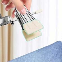 10pcs Clothes Hanger Set: Steel Hangers For Hanging Shirts, Pants, Skirts And Other Garments. Rotatable Hangers With Adjustable Non-Slip Clips, Convenient To Use (Max Length 17cm/6.69in) - Multicolor - View 5