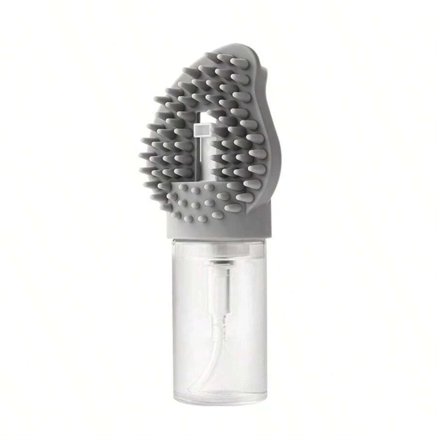 1个硅胶宠物洗澡刷，泡沫清洁刷，多功能宠物淋浴刷，猫狗按摩刷 - 查看 1