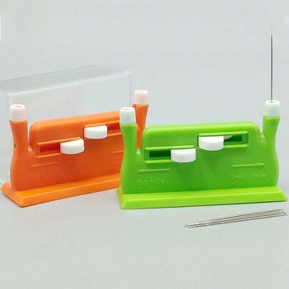 1个双头缝纫穿线器，自动穿针器，家用手工DIY工具，颜色随机