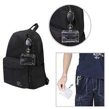 Vicloon ID Card Holder, Can Hold Business Cards, Student ID, Transit Cards, Comes With Retractable Yoyo Lanyard For Secure Carrying, Offers Two Carrying Options - 1 Set - View 6