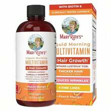 Liquid Multivitamin For Women – Hair Growth, Skin, And Energy Support – Biotin 10,000mcg, B-Complex, Vitamin D & C – Peach Mango Flavor – 30 Fl Oz - 1瓶 - 查看 9