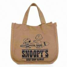 SNOOPY 1pc 2026 New High-Value Bag, Cute Cartoon Print Design, Durable Canvas Material, Large Capacity, Suitable For Daily Use, Carrying Essentials, And As A Lightweight Mommy Bag - Multicolor - View 10