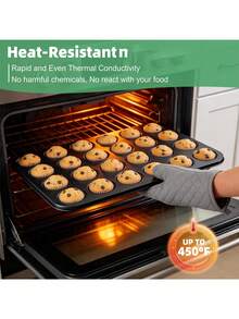 Khuôn nướng silicon - Bộ khuôn làm bánh cupcake chống dính, khuôn bánh tái sử dụng được trong lò nướng và lò vi sóng, dễ lấy bánh ra, dụng cụ làm bánh gấp gọn, quà tặng lý tưởng cho người làm bánh. - Nhiều màu - Xem 7