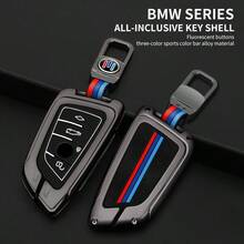 Ốp chìa khóa xe hơi hợp kim kẽm, 3 hoặc 4 nút, dành cho BMW X1, X3, X4, X5, F15, X6, F16, G30 dòng 7, G11, F48, F39, 520, 525, 118i, 218i, 320i, phụ kiện nội thất xe hơi. - Kiểu lưỡi dao - Xem 2