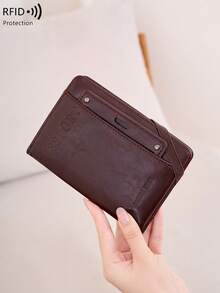 CHARM INFINITE Retro RFID Blocking Passport Holder Travel Document Organizer Wallet, Unisex - Multicolor - View 4