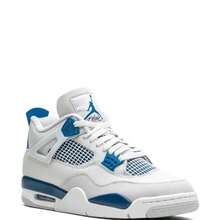 Nike Air Jordan 4 Retro Sneakers - Authentic Iconic Basketball Shoes | Viral 2026 Men's High-End Retro Streetwear | Premium Leather & Mesh Performance Trainers | Classic Air Cushioning & Support Wings | Legendary Designer Athletic Footwear - 軍藍色 - 查看 2