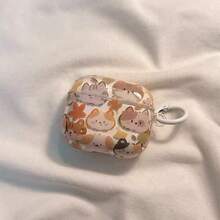 1pc Translucent Cute Cat Design Protective Case For AirPods Pro 1st/2nd/3rd/4th Generation Bluetooth Earphones - Multicolor - View 3