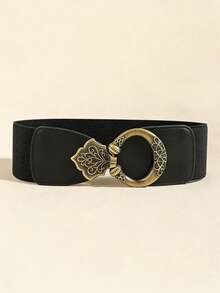 1pc Women's Bohemian Style Waist Belt, Suitable For Pairing With Dresses - Brown - View 2