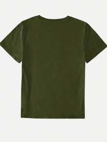 Women's 100% Cotton T-Shirt With "Baseball Mom" Print, Soft And Breathable Round-Neck T-Shirt For Autumn And Winter, Y2K Millennium Style, Street Fashion, Moisture-Wicking, Casual Wear, Suitable For Celebrations And Parties, Holiday Attire! - 軍綠色 - 查看 2