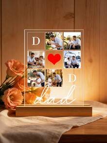 Đồ trang trí bằng acrylic theo yêu cầu / Ảnh cá nhân hóa kèm tên / Quà tặng Ngày của Mẹ / Quà tặng Ngày của Cha / Đồ trang trí Ngày của Cha - Nhiều màu - Xem 8
