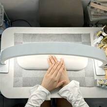 1 đèn làm móng hình lưỡi liềm hiện đại, dùng nguồn USB, bằng kim loại, bề mặt được đánh bóng, điều khiển bằng nút bấm, chao đèn bằng nhựa, thích hợp sử dụng tại nhà và chuyên nghiệp, không cần pin. - đèn làm móng - Xem 9