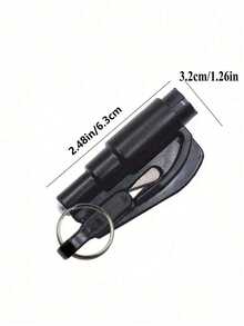 2-In-1 Emergency Safety Belt Cutter With Keychain, Hammer, Mini Fire Extinguisher, Car Escape Tool, Window Breaker, Portable Rescue Tool Keychain, Emergency Hammer, Car Emergency Escape Device Window Breaker, Multi-Function Emergency Window Glass Rescue Tool - Easily Break Glass And Cut Seatbelt In Emergency Situations, Cute Goth Y2K Style Student Car Accessories, Multi-Color - Multicolor - View 9