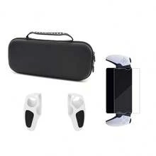 1 Set Portal Remote Play Storage Bag + 2 Pcs Dual-Color Protective Case + 1 Pc High-Definition Tempered Glass Screen Protector, Anti-Drop, Anti-Scratch, Anti-Slip, Anti-Sweat, Comprehensive Protection For Gaming Device - View 10