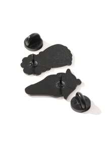 Bộ 2 ghim cài áo phong cách Gothic ngộ nghĩnh - Hình quả dâu tây gào thét và chậu hoa đầu lâu, sự tương phản ngọt ngào và cá tính, ghim cài độc đáo theo phong cách văn hóa phụ, thích hợp làm quà tặng cho bạn bè và người thân. - Nhiều màu - Xem 8