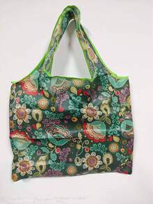 1Pc Women Foldable Tote Bag, Large Capacity Reusable Shopping Bag, Multi-Style Versatile Design, Washable & Lightweight, Simple Classic Style, Convenient Open/Close, Multi-Functional For Commute, Travel, Shopping & Daily Use, Comfortable, Easy To Clean, Perfect All-Match Fashion Bag For Various Occasions - Handbag - View 15