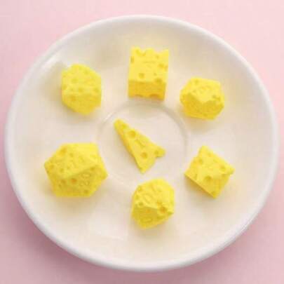 [Upgraded Version] 1 Set Multi-Faceted Food Themed Dice - Suitable For Pathfinder, Tabletop RPG, MTG Etc., Made Of Plastic, Great For Game Nights And Gatherings, Game Night Accessories | Themed Dice Set | Plastic Dice, This Dice Set Has Increased In Both Volume And Weight.