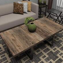 1卷复古木纹自粘墙纸，乙烯基材质，易于安装，适用于厨房、卧室、宿舍、儿童房、电视背景墙、咖啡桌、橱柜内衬等，可移除DIY墙纸，尺寸为17.7英寸 x 39.3英寸/118.1英寸/196.8英寸 - 銹棕色 - 查看 9