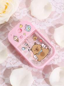New Cute Capybara Pattern Transparent PET Card Spray Bottle, Perfume Spray Bottle, Makeup Remover Liquid Refill Bottle, Moisturizing Spray Bottle, Suitable For Nail Polish, Makeup Remover, Toner And Cleansers - Multicolor - View 9