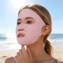 1pc UV Protection Face Mask, Summer Ice Silk Full Face Golf Breathable Anti-UV Mask - Multicolor - View 3