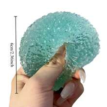 Squishy Ice Ball Maltose Fidgets Toy Super Soft Pink Mochi Slow-Rebound Squeeze Toy Anti-Stress Toy For Adults Hand Exercise - 粉色 - 查看 5