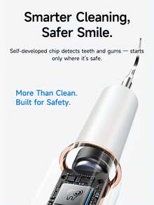 Limpiador dental eléctrico inalámbrico de 500 mAh, limpiador de dientes eléctrico recargable por USB, adecuado para viajes y uso doméstico - Ver 9