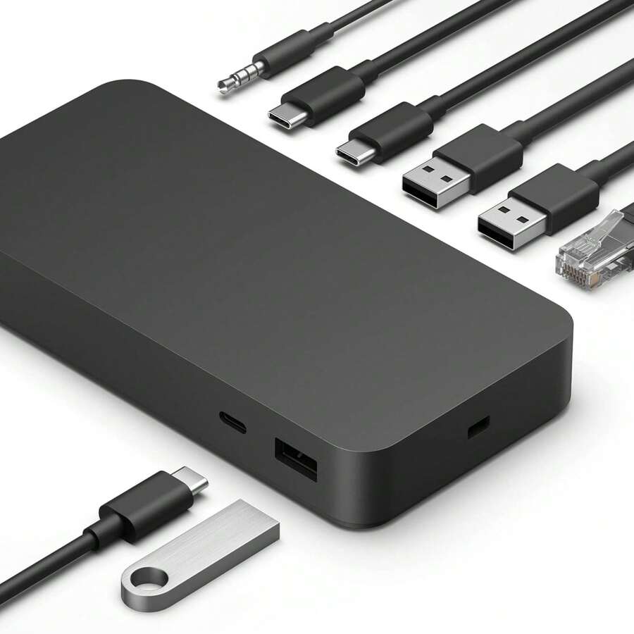 Microsoft Surface Thunderbolt Dock High-Speed Docking Station - T8H-00001 - 查看 1