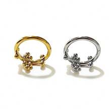 1 chiếc khuyên mũi bằng thép không gỉ 316L, kiểu dáng châu Âu và Mỹ, dạng hạt hàn, trang sức dạng xoắn, khuyên tai vòng kín, khuyên xỏ mũi. - khuyên mũi hình quả cầu hàn - Xem 4