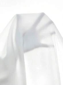 Freeform 春季女士高腰宽松商务休闲优雅度假白色长裤，韩版风格，无腰带（建议选购小一码，因为尺码偏大）夏季 - 白色 - 查看 7