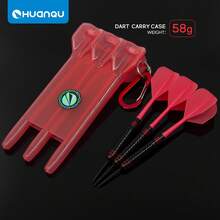 HUANQU 3pcs Professional Darts Set, Hard Darts Set With 1 Portable Darts Storage Box, Suitable For Beginners And Professionals, High-Quality Darts Set For Office Stress Relief, Home Entertainment, Perfect Gift For Easter, Ramadan, Father's Day - Multicolor - View 9