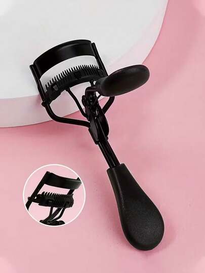 1pc Portable Eyelash Curler, Stainless Steel Eyelash Curler With Comb, Instantly Curls And Holds Lashes For Daily Makeup