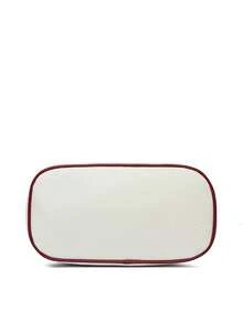 女士真皮双肩包 拉链女式胸包 旅行背包 女士背包 青少年女孩书包 Sac A Dos - 白色 - 查看 7