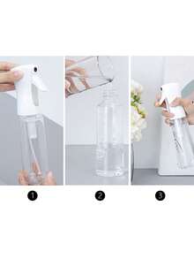 1pc Professional High-Pressure Spray Bottle, 200ml/300ml High-Pressure Continuous Automatic Airless Fine Mist Sprayer, Hairdressing Tools, Hair Care Accessories, Essential Items For Salon Beauty Travel,Multi-Functional Spray Bottle,Dispensing Bottle - Multicolor - View 4