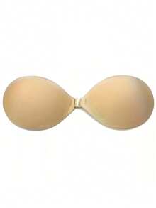 3厘米厚隐形胸贴，无肩带露背设计，适合小胸，可重复使用，丰胸贴 - 杏色 - 查看 10