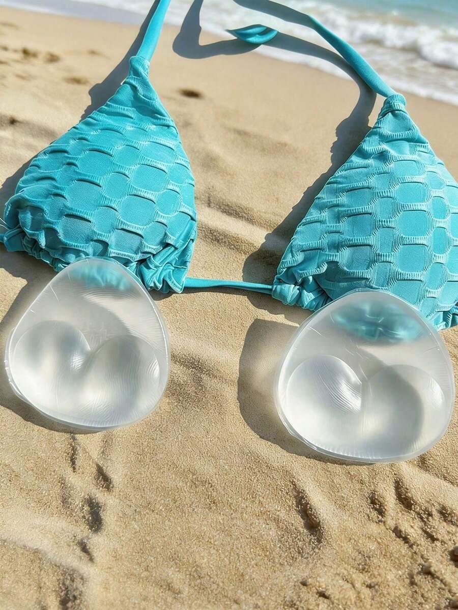 1 Paar wiederverwendbare Silikon-BH-Pads, unsichtbare nahtlose Einsätze, nahtlose Push-up-Cups für trägerlose und rückenfreie Kleider, Bikinis & Bademode, Muttertagsgeschenk - Verschiedenfarbig - Übersicht 1