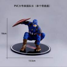 Four Styles 13cm Avengers Model Cake Decoration Desktop Car Base Ornament Office Decoration Collectible Statue Christmas Gift - Multicolor - View 14