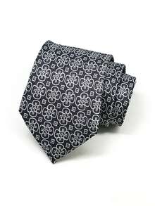 男士几何图案领带一条，商务通勤皆宜。 - 彩色 - 查看 5