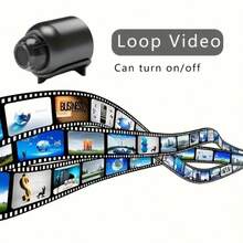 1-3pcs Mini Wireless Hidden Bullet Camera For Home Use, Wireless WiFi Security Surveillance Camera, No Battery Needed USB Powered, With HD Night Vision, Motion Detection, Remote Control Via Mobile Phone, Easy Installation, Suitable For Indoor/Outdoor Pet/Elderly Monitoring, Home/Recording/Evidence Collection. - Black - View 8