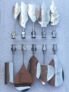 10件套翻糖裱花嘴果冻奶油装饰工具套装，适用于DIY蛋糕烘焙甜点纸杯蛋糕装饰 - 彩色 - 查看 5
