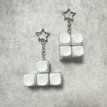 Multi-Key Press Portable Keyboard Clicker Keychain, Adult Focus Relaxation Stress Relief Desktop Toy, Ideal Gift - Multicolor - View 1