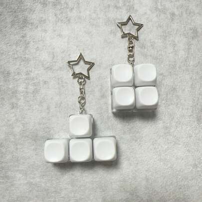 Multi-Key Press Portable Keyboard Clicker Keychain, Adult Focus Relaxation Stress Relief Desktop Toy, Ideal Gift